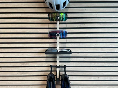 Cubik bike gear wall holder