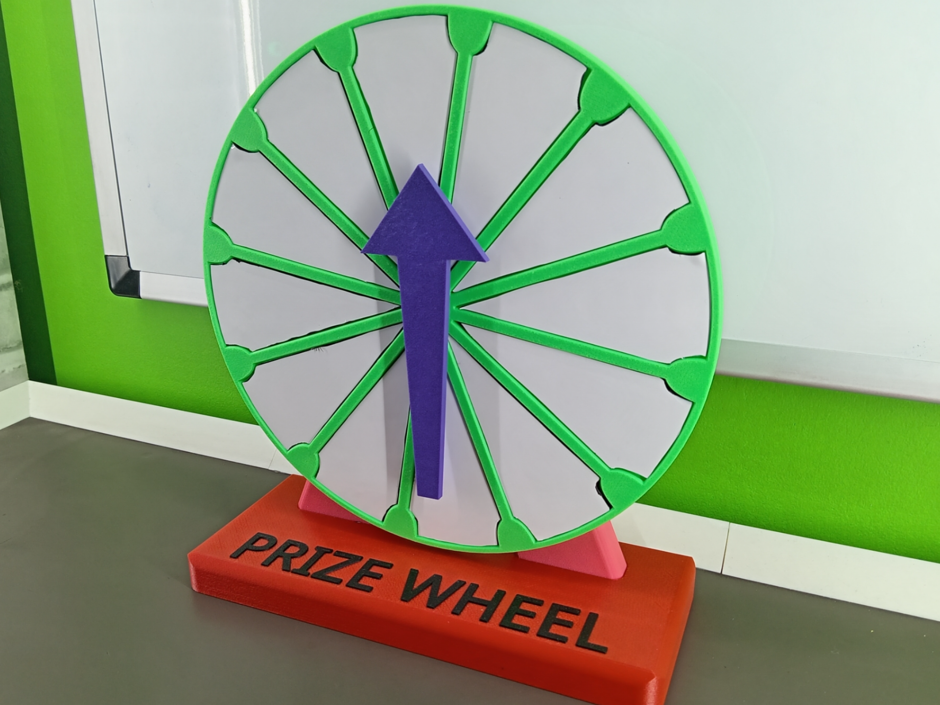 Prize Wheel - Big Arrow - Simple - Whiteboard