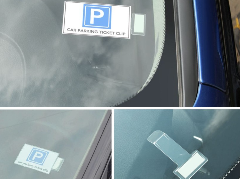 Universal Windshield Parking Ticket Holder Clip