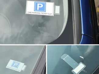 Universal Windshield Parking Ticket Holder Clip