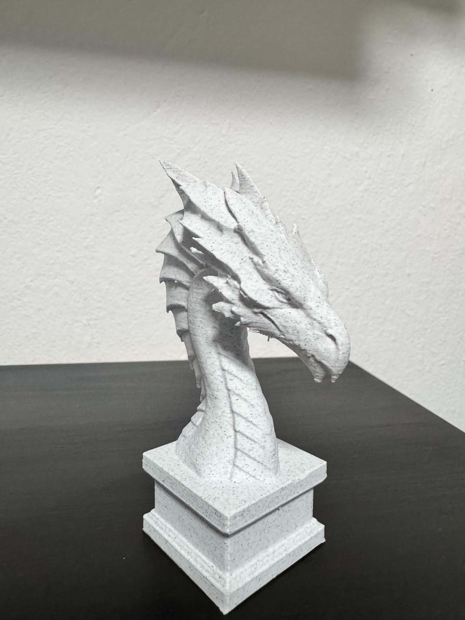 Dragon Statue – Epic Fantasy Sculpture - Free 3D Print Model - MakerWorld
