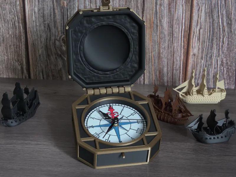 Jack Sparrows Compass Clock