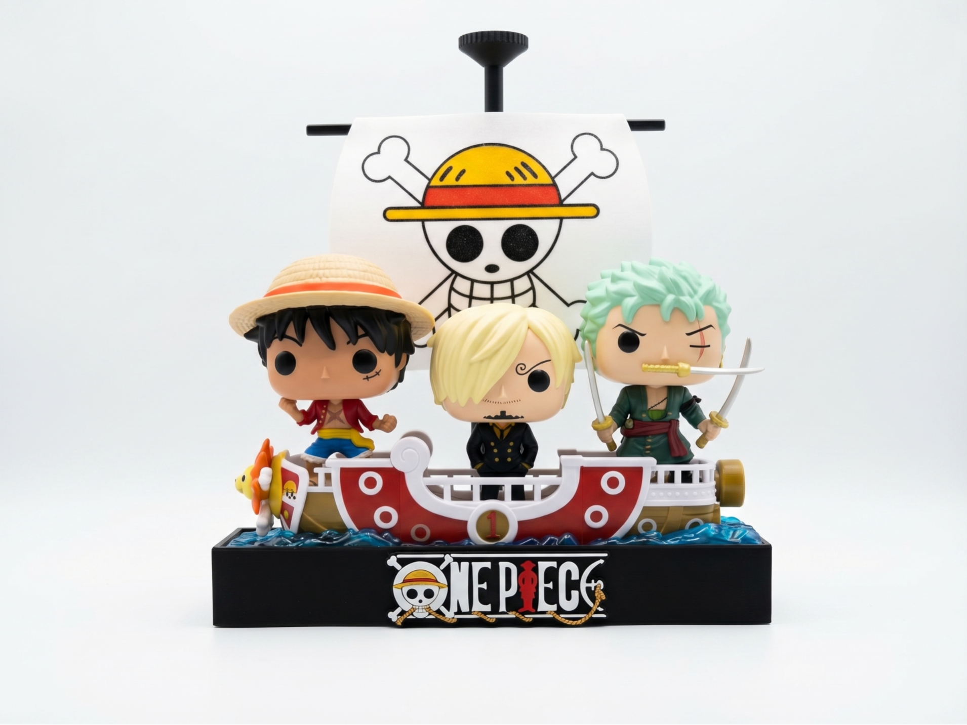 One Piece Kinder Funko display stand