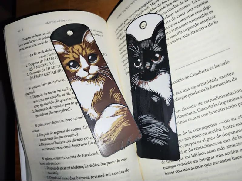 Marcapaginas gatito