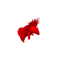 Typhlosion Pokémon low poly — photo 2