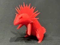 Typhlosion Pokémon low poly — photo 1