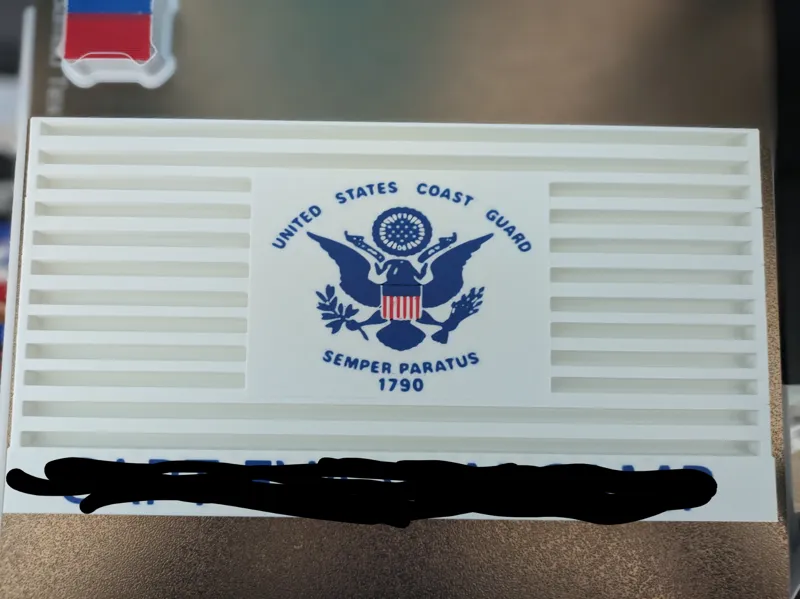 USCG Challenge coin holder