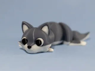 Articulated Wolf - Print in Place