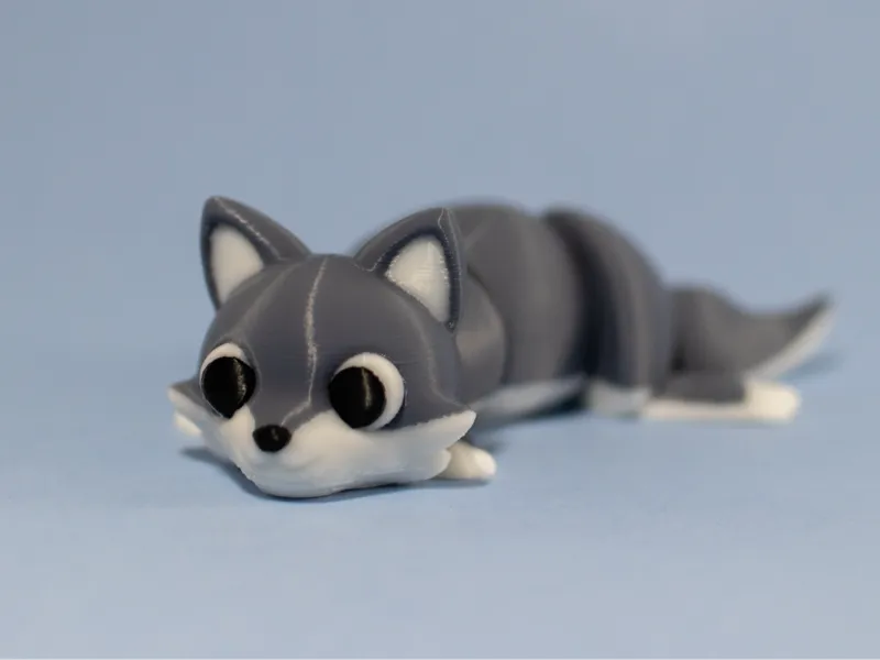 Articulated Wolf - Print in Place