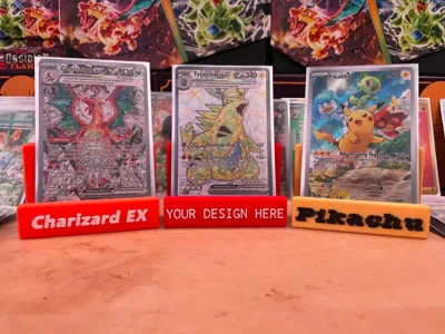 Pokemon and Sports Card Stands