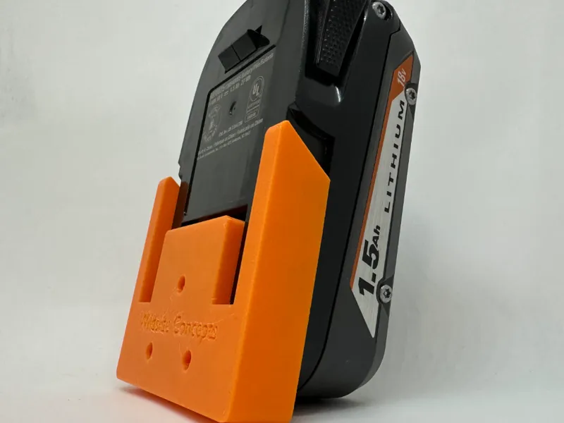 Ridgid 18v Battery Wall Mount