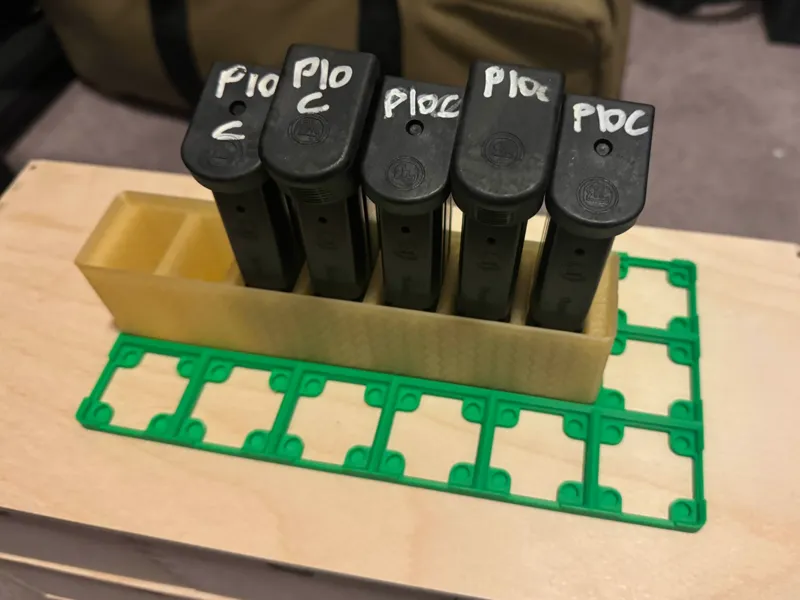 Gridfinity CZ P magazine holder organizer