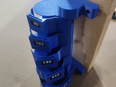 3" Sanding Disk Organizer - Heavy Duty