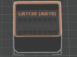 Gridfinity battery AG10/LR1130