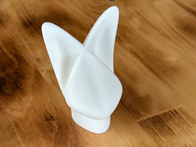 Abstract Rabbit Topper for Pop Bottles