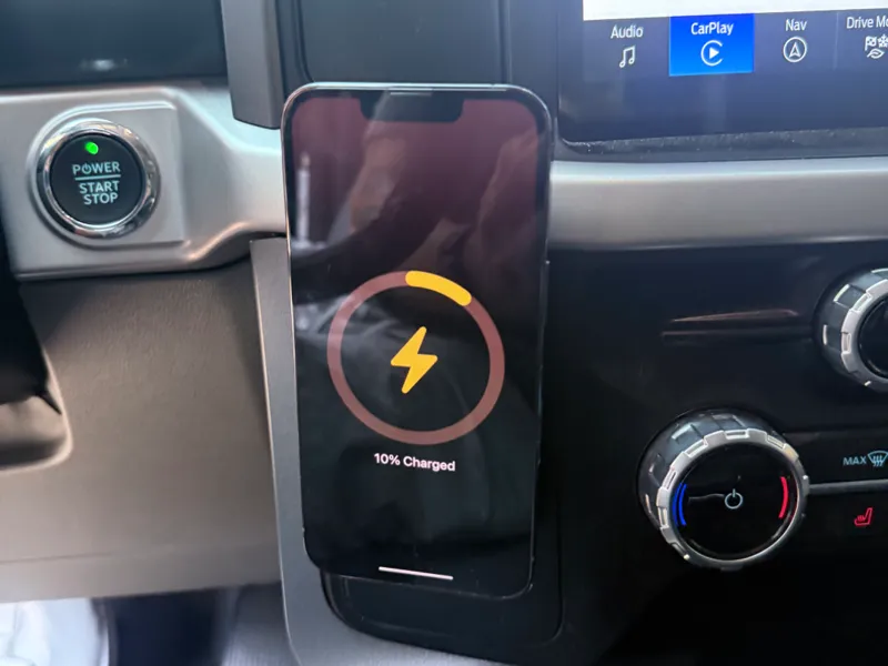 F-150 MagSafe Charger Replaces Coin Holder