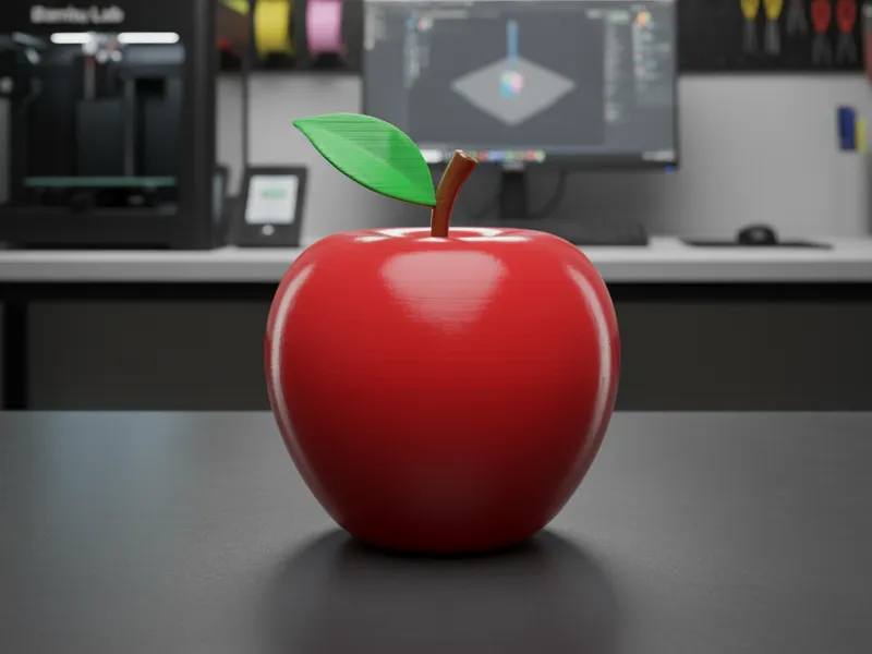 Manzana roja y verde