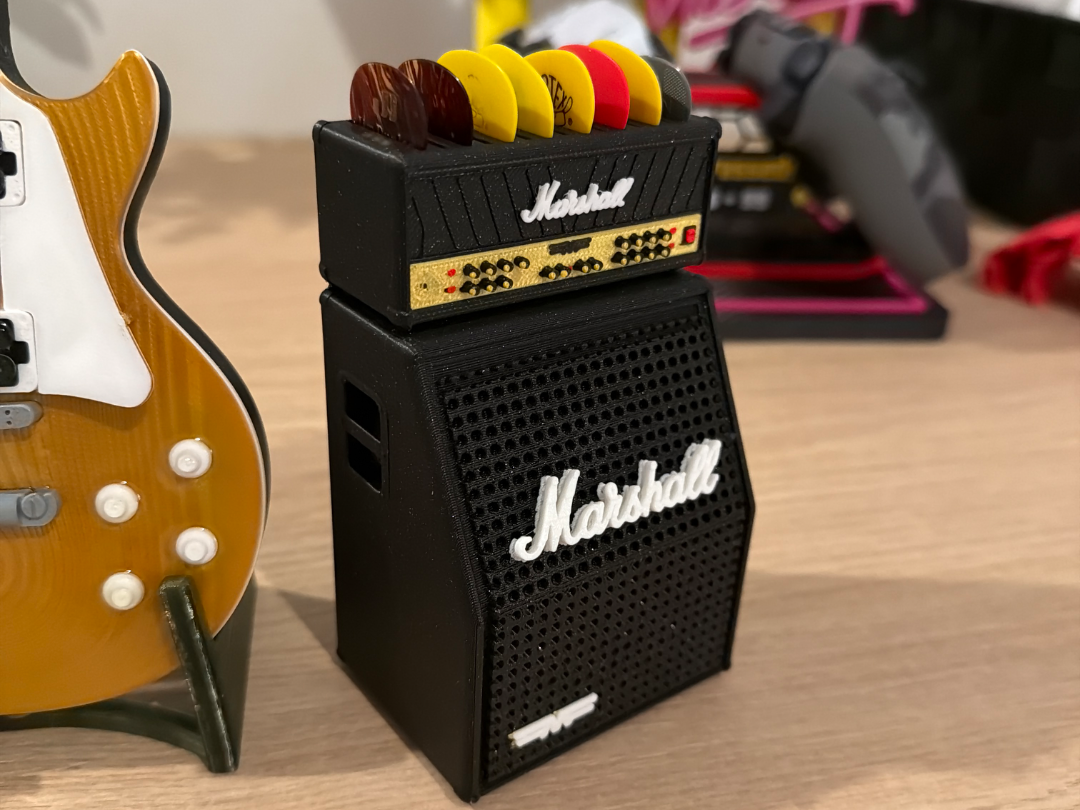 PORTA PALHETA MARSHALL AMP 3D model