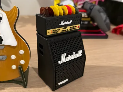 Soporte: PORTA PALHETA MARSHALL AMP — referencia de MakerWorld