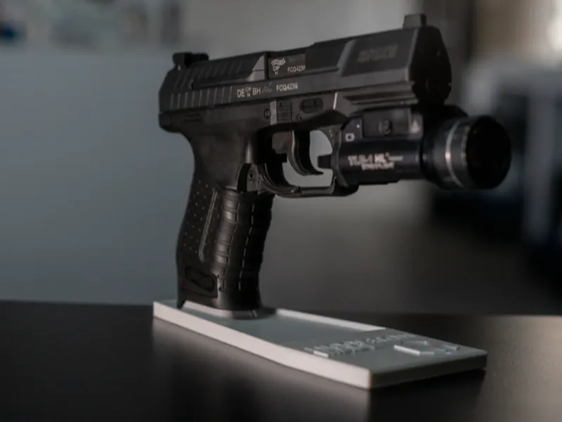 Handgun Stand for Double Stack Airsoft & Handguns