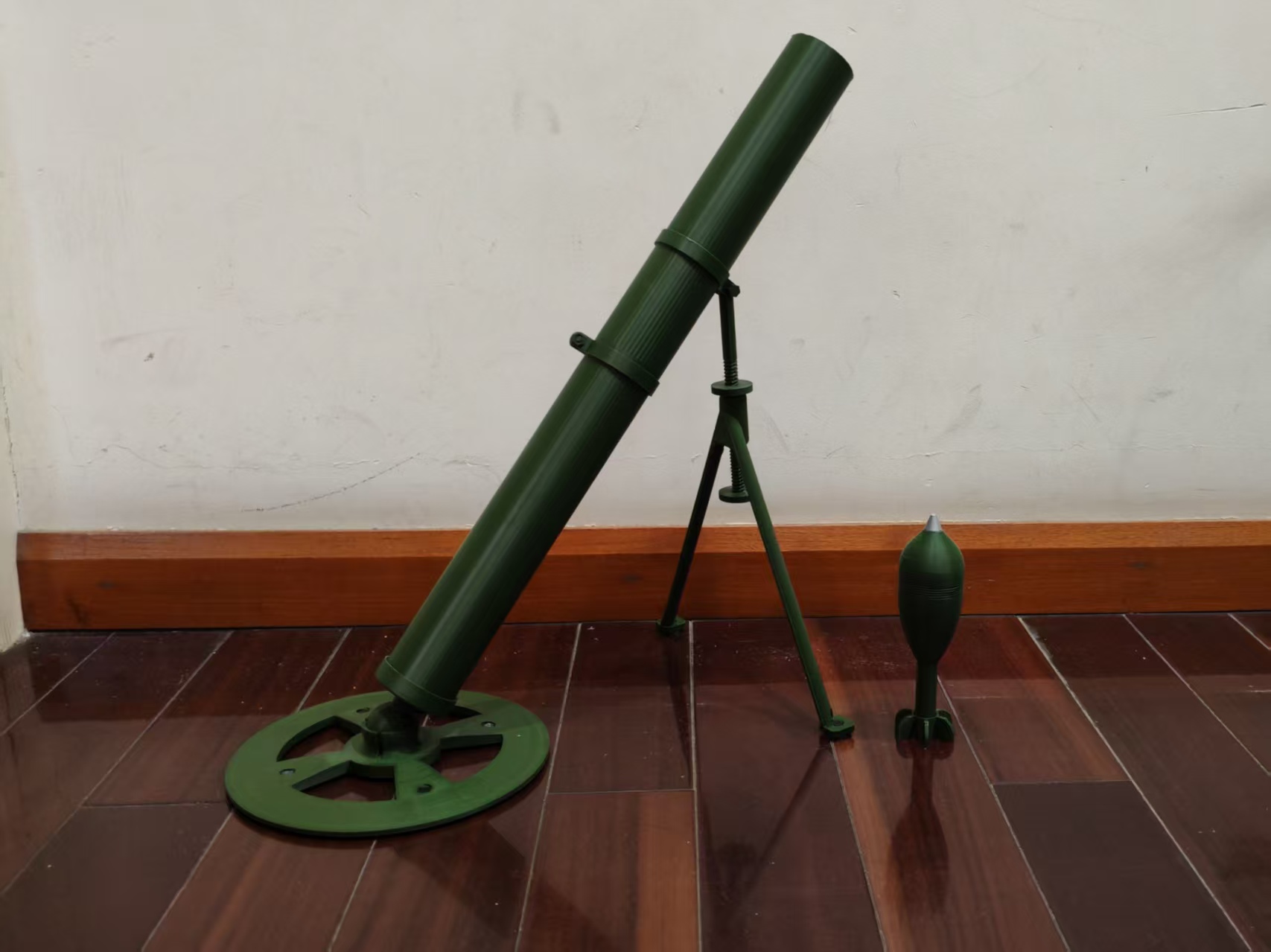 Miniatura 1 do modelo 3D 可发射的44mm迫击炮2.0