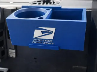 USPS Mail LLV Scanner and Cupholder