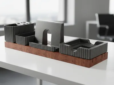 Modular Desk Organizer System w/ Mount Board
