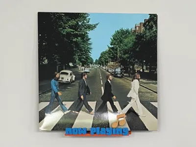 70's style Now Playing vinyl holder 