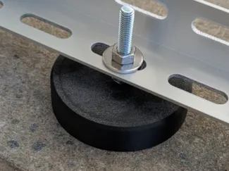 Adjustable Mounting Foot for Balcony Solar Systems