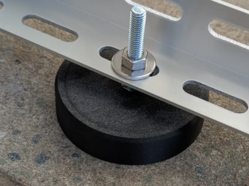 Adjustable Mounting Foot for Balcony Solar Systems