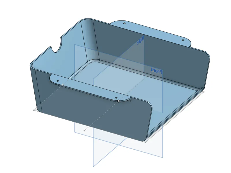 Underdesk Storage Box