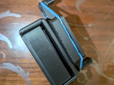 Folding fidget toy holder