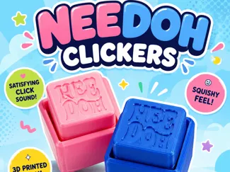 NeeDoh Nice Cube Clicker Fidget