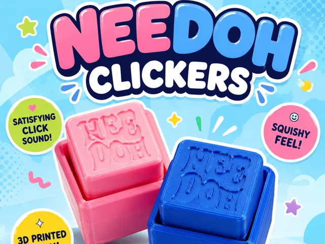 NeeDoh Nice Cube Clicker Fidget