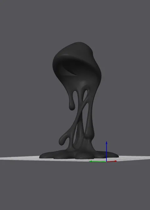 Melting Desk Lamp – Dripping Modern Lamp view 4