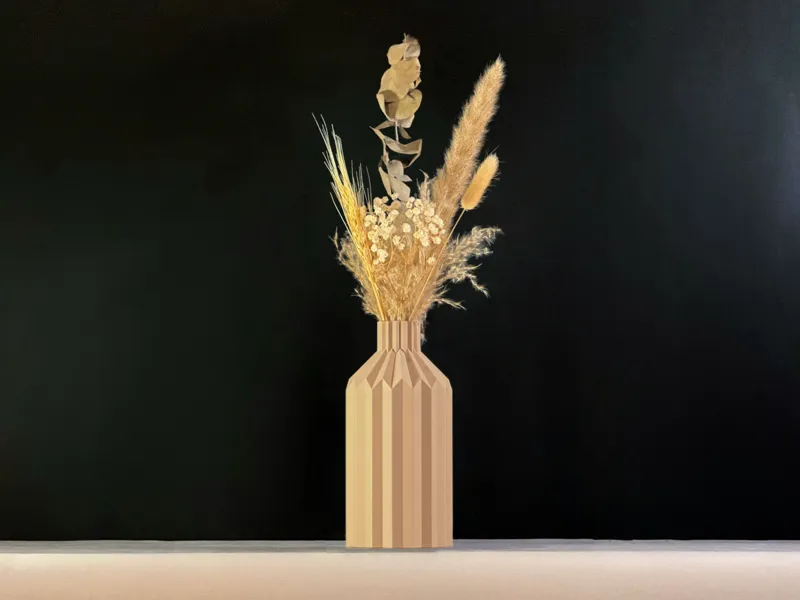 Vase Low Poly Design | 17.5cm