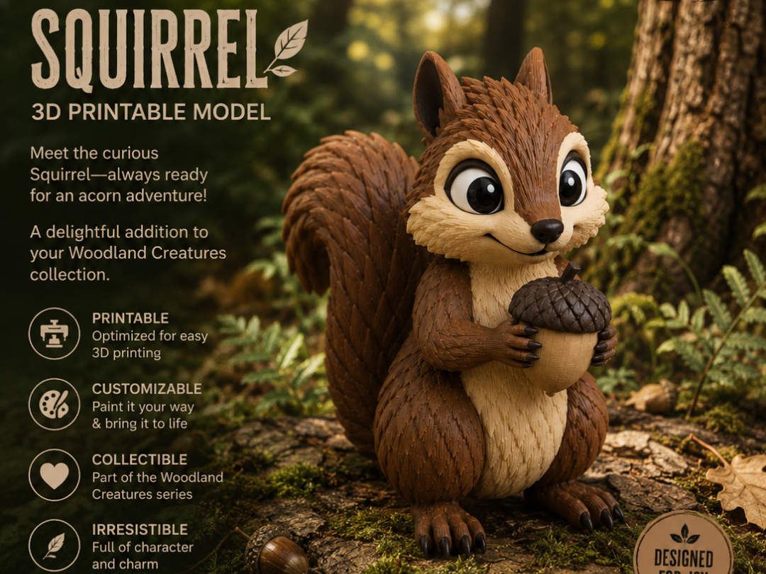 Woodland Creatures Squirrel