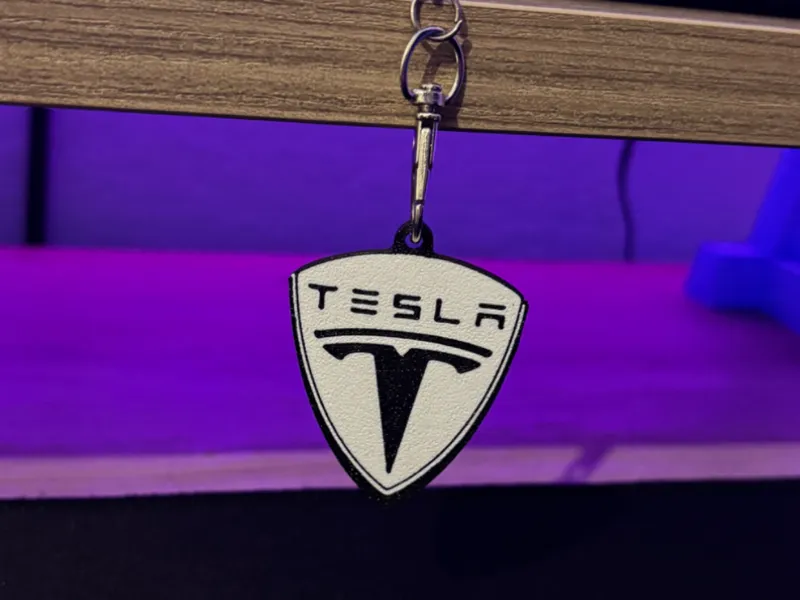 Portachiavi Logo Tesla
