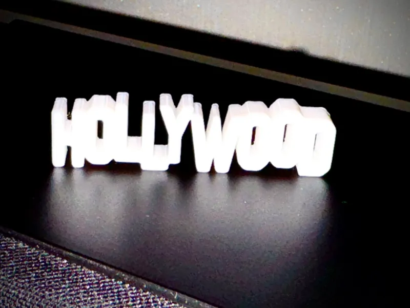 Schriftzug Hollywood mini Deko