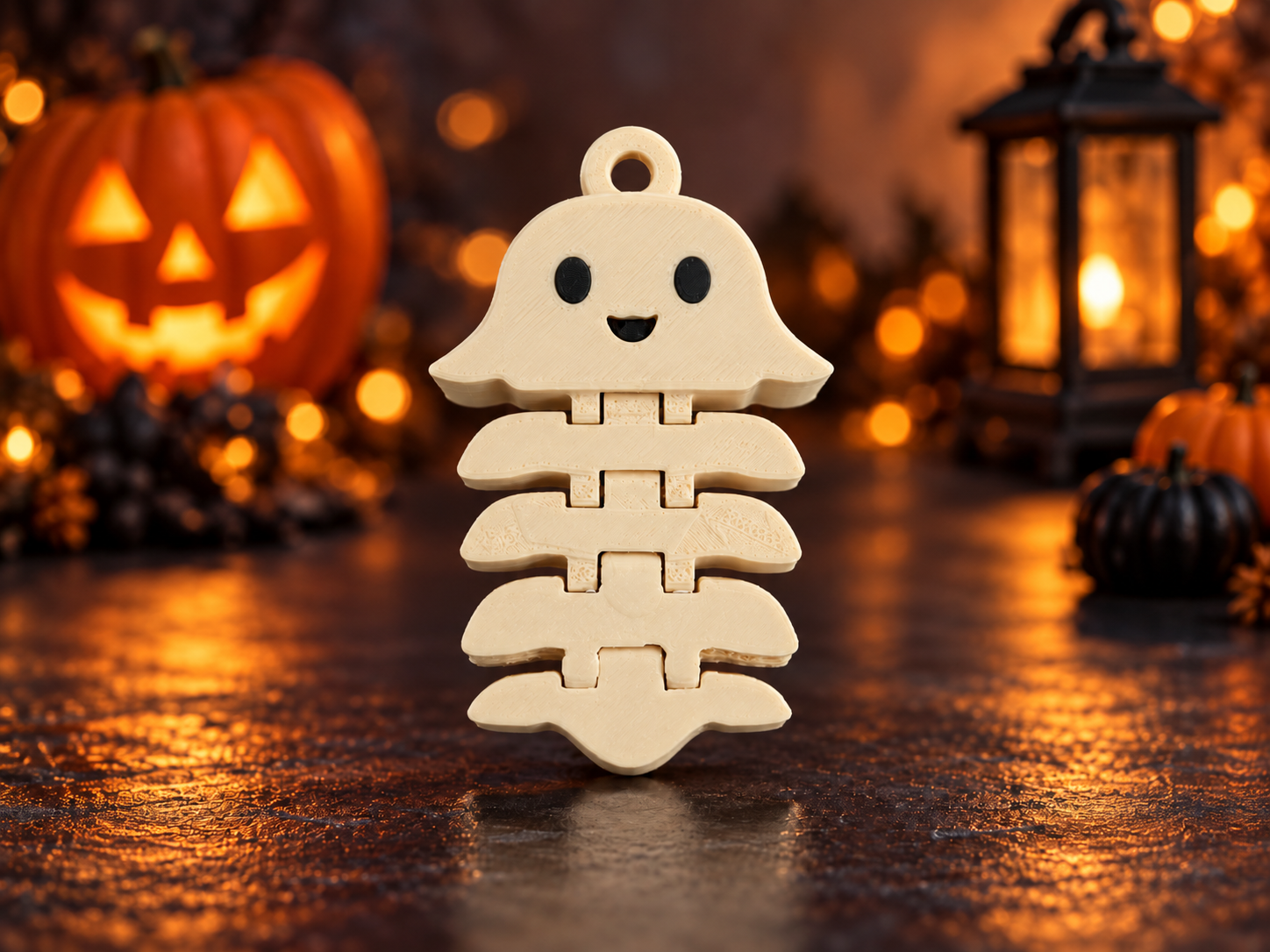 Chaveiro Fantasma Articulado 3D model