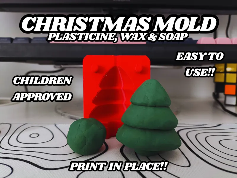 Christmas Tree Mold - Play-Doh Press & Go