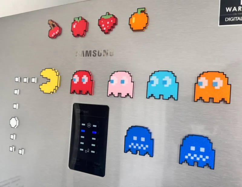 PacMagnets - Pacman Themed Fridge Magnet Set