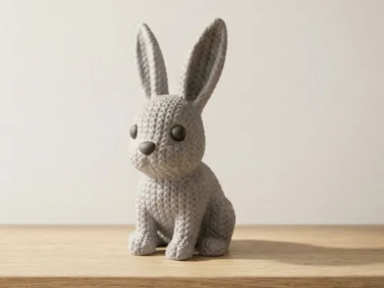 Le Lapin "Maille-Câline"(crochet)