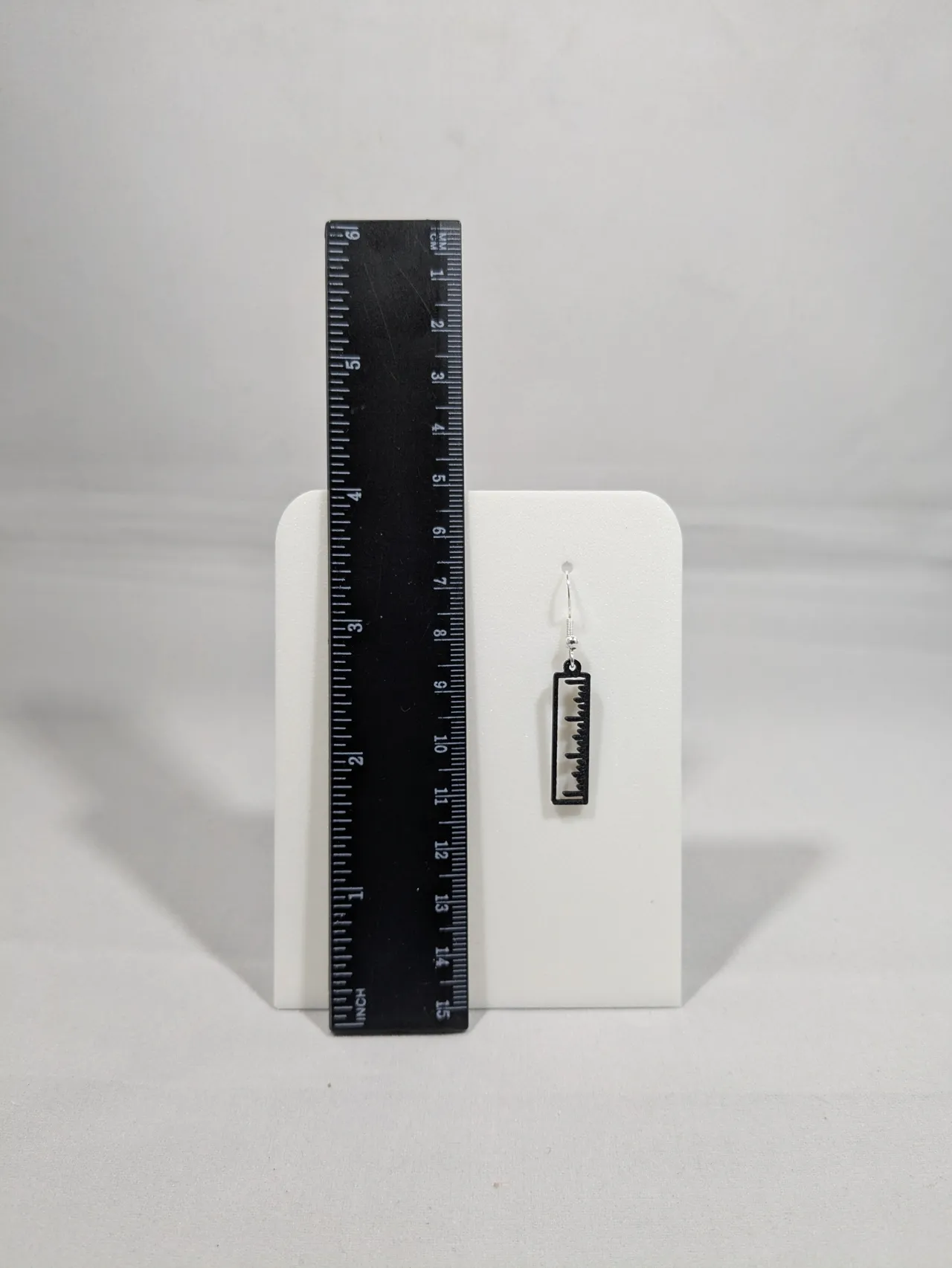 Ruler earrings view 4
