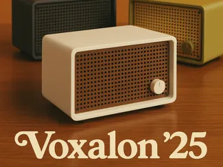 Voxalon'25 - Retro-Inspired Bluetooth Speaker