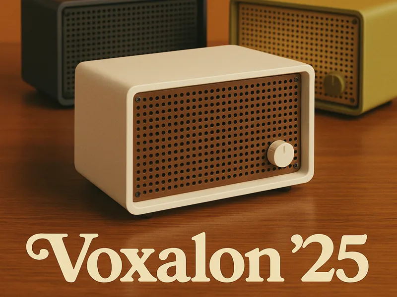 Voxalon'25 - Retro-Inspired Bluetooth Speaker
