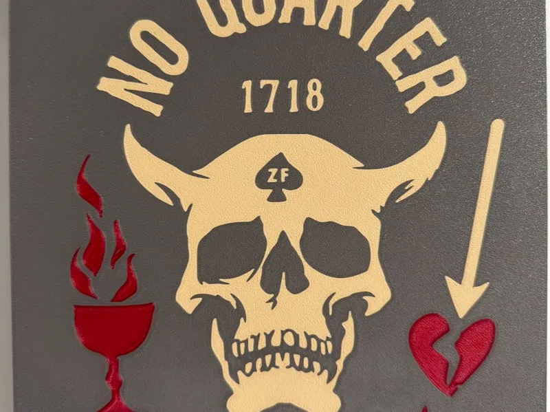 Zero Foxtrot No Quarter Wall Art