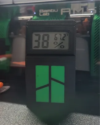 Bambu Desktop Hygrometer Stand