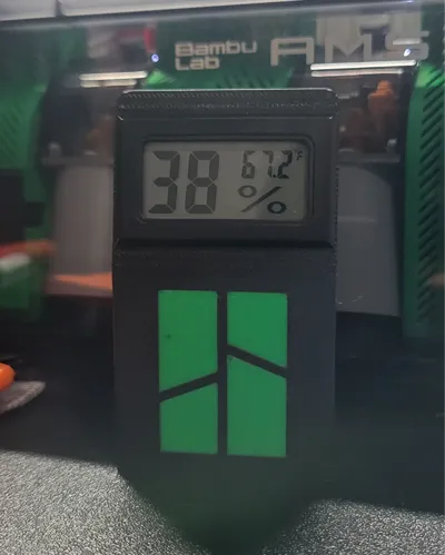 Bambu Desktop Hygrometer Stand