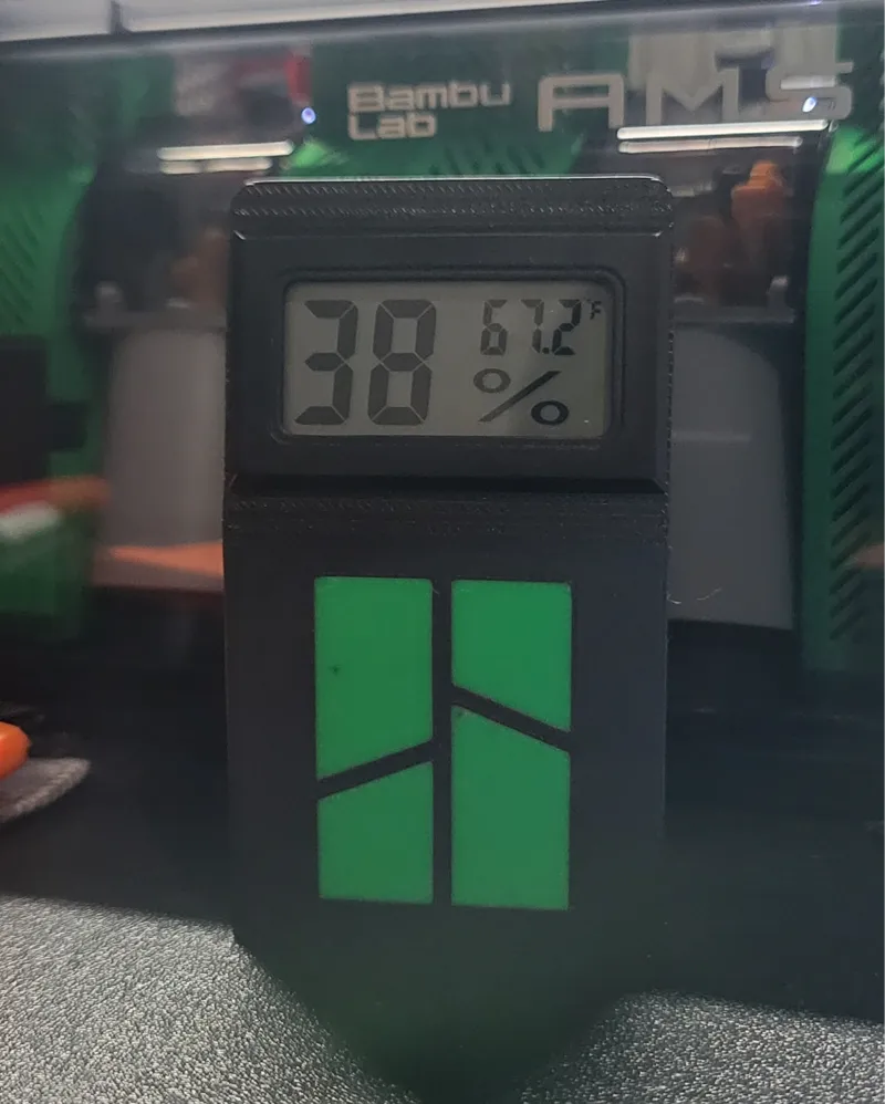 Bambu Desktop Hygrometer Stand
